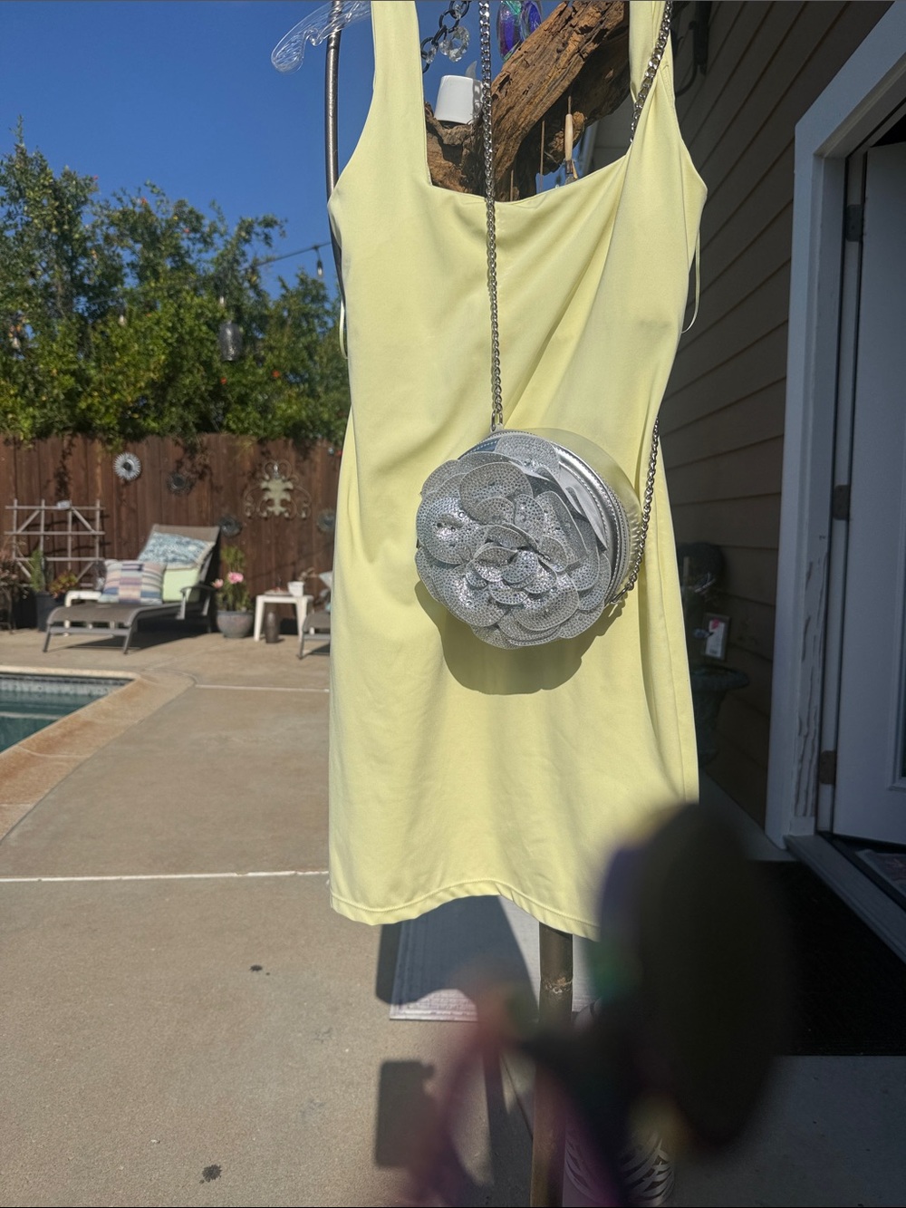 Cotton On Pale Yellow Square Neck Midi Dress
